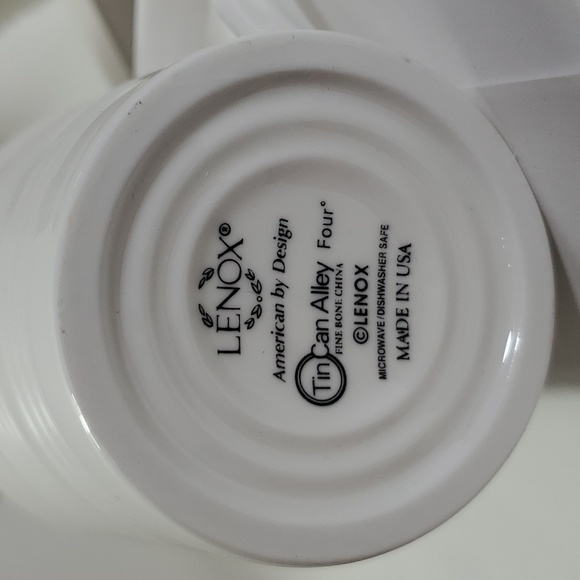 Lenox "Tin Can Alley" Mugs (4) - Picture 4 of 5